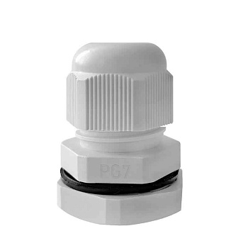 (сальник) PG-7 IP68 сер. TOKOV ELECTRIC TKE-PG-7-G 