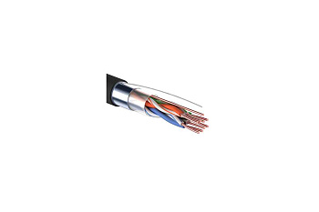 Кабель витая пара F/UTP 4x2x24AWG кат.5E медь наружн. прокл. черн. (м) PROCONNECT 01-0154