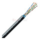 витая пара F/UTP кат.5E 4x2x24AWG solid PE Outdoor FUTP4-C5E-S24-OUT-PE-BK-500 черн. (м) Hyperline 49110