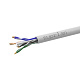 витая пара U/UTP кат.6 4x2x23AWG solid CU PVC Six сер. (м) SUPRLAN 01-0316-1