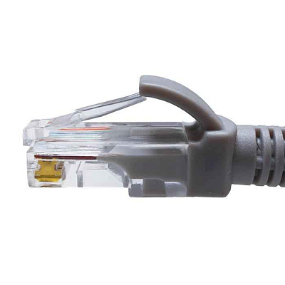 Патч-корд UTP 5e 4х2 26AWG (7х0.16мм) Cu LSZH 5м сер. SUPRLAN 10-0145 