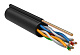 витая пара F/UTP кат.5E 4x2x24AWG solid CU LDPE Outdoor трос черн. (м) GENERICA BC3-C5E04-359-305-G