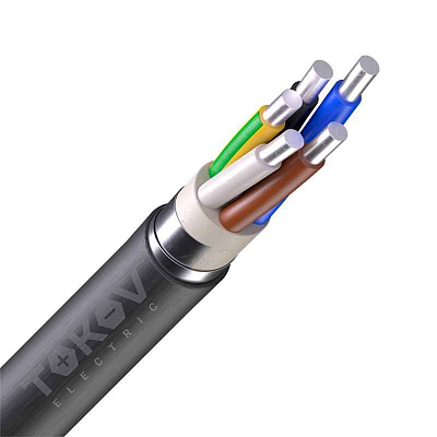 Кабель TOKOV ELECTRIC АВБШв 5х6 ОК (N PE) 0.66кВ (м) 00-00036325
