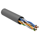 витая пара U/UTP кат.5E 4x2x24AWG solid CU PVC сер. (м) GENERICA BC1-C5E04-111-305-G