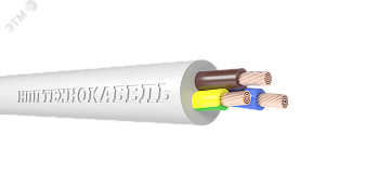 ПВС 2х1.5 380В Ч (бухта) (м) Технокабель 00-00149100