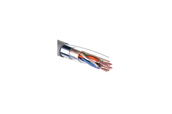 Кабель витая пара F/UTP 4x2x24AWG кат.5E медь сер. сер. (м) PROCONNECT 01-0152