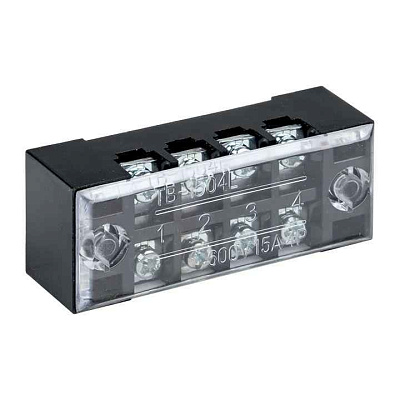 Терминал клеммный TB-1504 до 1.5кв.мм 15А 4 клеммные пары EKF tb-1504 