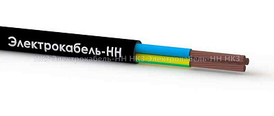 ПВС 3х2.5 380В Ч (м) ЭЛЕКТРОКАБЕЛЬ НН 00-00004874
