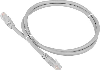 Патч-корд NewMax UTP CCA кат.5e, 7.0 м, серый 