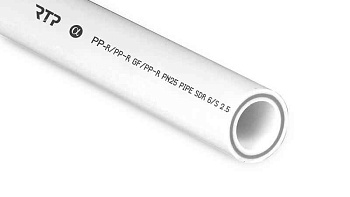 Труба PPR 32х5.4 PN25 стекловолокно бел. (дл.2м) RTP 10353 