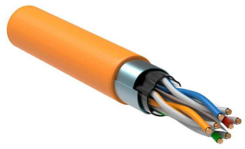 Кабель ITK Витая пара F/UTP кат.6 4x2x23AWG LSZH оранжевый (305м) | LC1-C604-327 | ITK