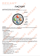 Витая пара FTP  4PR  23AWG  CAT6  305м ZH нг(A)-HF Cu Premium цвет  оранж. | 01-0151 | REXANT
