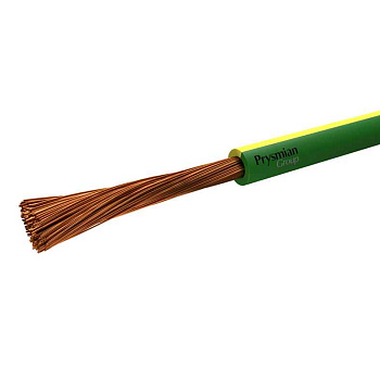 Провод ПуГВнг(A)-LS 1x0.75 Ж/З (бухта) (м) РЭК-PRYSMIAN 0501020301 одножильный