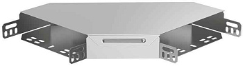 Угол для лотка горизонтальный 90град. 200х50 с кр. IEK CLP2P-050-200 