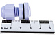 Сальник PG  7 пластик (3-6,5мм) IP68 ФИОЛЕТ ГОФРОМАТИК 
