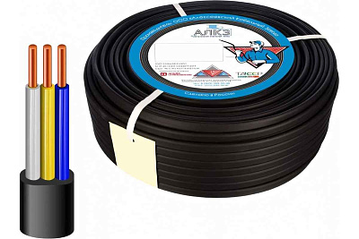 АВВГ-Пнг(A)-LS 3x4 ОК 0.66кВ (бухта) (м) АЛЮР 00-00001917