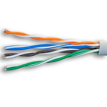 Кабель UTP 4x2xAWG24 кат.5E Cu LSZH нг(A)-HF In. Standard (м) SUPRLAN 01-0320-1