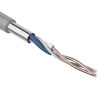 Кабель витая пара F/UTP 1x2x24AWG кат.5E solid CU PVC сер. (м) Rexant 01-0120