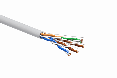 Кабель витая пара U/UTP 4х2х24AWG(0.48мм) кат.5E PVC Fluke tested (м) TOKOV ELECTRIC TKE-C06-U/UTP-42-5E-305