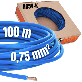 Провод Кабель H05V-K 1x0,75 RD м одножильный