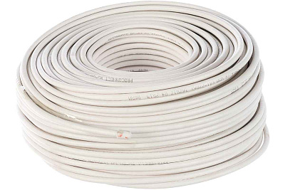 RG-6U+Cu 48проц. 75Ом бел. (м) PROCONNECT 01-2206