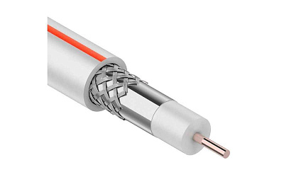 коаксиальный SAT 50M 75Ом CCS/Al/Al 75% бел. (уп.20м) PROCONNECT 01-2401-2-20