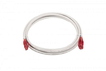 Патч-корд кат.5E U/UTP LSZH 3м PC-LPM-UTP-RJ45-RJ45-C5e-3M-LSZH-GY сер. Hyperline 42273 