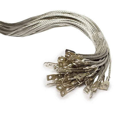 Проводник заземляющий П-750 S=6 мм (с двумя након.) ГОФРОМАТИК 