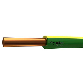 Провод ПуВнг(A)-LS 1x6 Ж/З 450/750В (бухта) (м) РЭК-PRYSMIAN 0601070301 одножильный