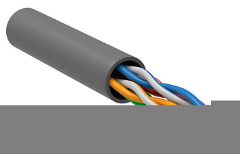 Кабель витая пара U/UTP кат.5E 4x2x24AWG solid CCA PVC сер. (м) GENERICA BC1-C5E04-111-100-G