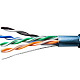витая пара F/UTP кат.5E 4x2x24AWG solid CU PE Outdoor Standard черн. (м) SUPRLAN 01-1028-1