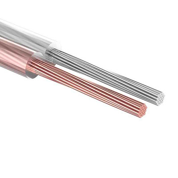 акустический 2x0,75 мм² прозрачный SILICON (м. бухта 5 м) | 01-6304-05 | REXANT