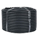 Труба гофрированная d16мм с протяжкой безгалоген. трудногорючая (FRHF) черн. (уп.100м) Plast EKF FRHF-16 