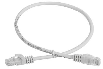Патч-корд кат.5E UTP 0.5м сер. GENERICA PC01-C5EU-05M-G 