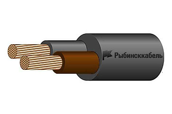 Кабель силовой резиновый Кабель КГ-ХЛ 2х1 380/660-3 (м) Рыбинсккабель 721128