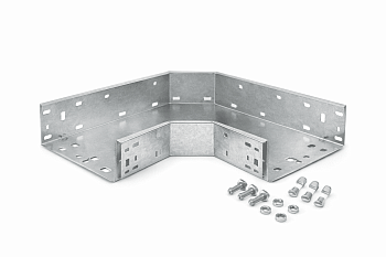 Угол для лотка горизонтальный 90град. 400х100 CPO 90 в компл. с крепежн. элемент. DKC 36045K 