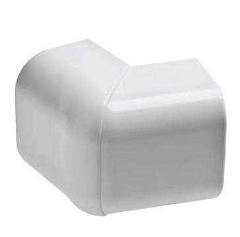 Угол для кабель-канала РКК внешний 74х55 Арктика бел. Ruvinil УВШ-74х55 