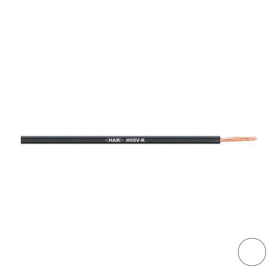 Кабель H05V-K 1X0,75 WH м