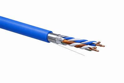 Кабель витая пара F/UTP 4х2х24AWG(0.57мм) кат.6 PVC TOKOV PRO Fluke tested (м) TOKOV ELECTRIC TKP-C08-F/UTP-42-6-305
