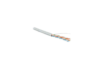 витая пара U/UTP кат.5E 4x2x24AWG solid PVC UUTP4-C5E-S24-IN-PVC-GY-305 сер. (м) Hyperline 41903
