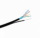FTP-PA-5е 4х2х24 AWG ELTROS Cu Lux (с тросом, в п/э) внешний