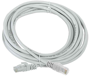 Патч-корд кат.5E UTP 5м сер. GENERICA PC01-C5EU-5M-G 