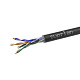 витая пара U/UTP кат.5E 4x2x24AWG solid CU PE Outdoor Standart черн. (м) SUPRLAN 01-0325-1