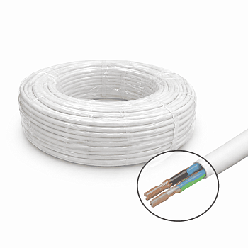 ПВС 3х0.75 (2х0.75+1х0.75) 380В Б (уп.5м) 7224