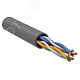 витая пара U/UTP кат.5E 4x2x24AWG solid PVC сер. (м) ITK LC1-C5E04-111