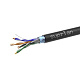 витая пара F/UTP кат.5E 4x2x24AWG solid CU PE Outdoor Standard черн. (м) SUPRLAN 01-1028-1