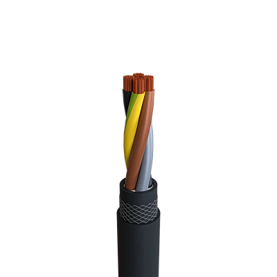 Кабель для подвижных систем TROMMELFLEX PUR-HF -J 5x2,5 0,6/1 KV, TROMMELBARE LEITUNG 
