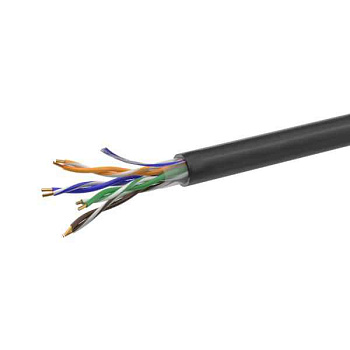 Кабель Кабель витая пара U/UTP кат.5E 4х2х24AWG solid CCA PE Out. 305м (м) Net.on 01-0301