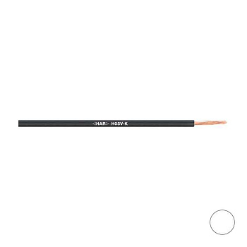 Провод Кабель H05V-K 1X0,75 WH м одножильный