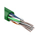 витая пара F/UTP, CAT 6, нг(A)-HFLTx, 4x2x0,575мм, 23AWG, INDOOR, SOLID, зеленый, 305м REXANT